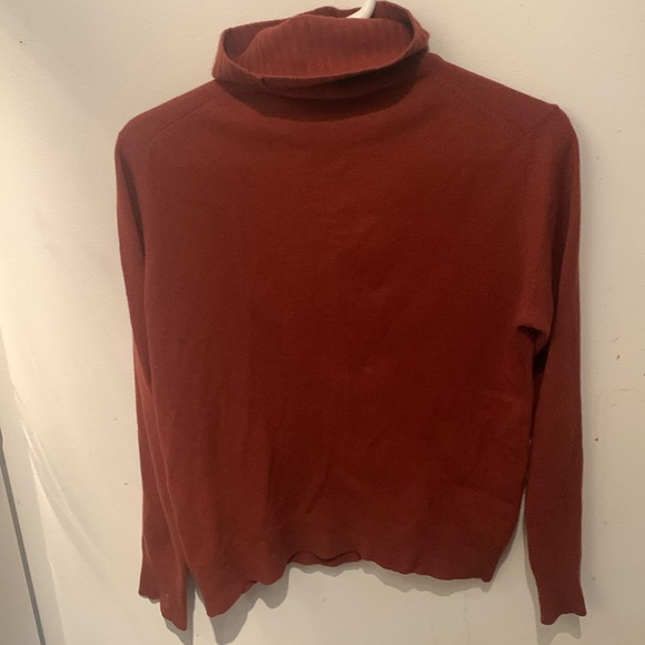 Gorgeous Burnt Orange Turtleneck Fenn Wright and Manson British Wear SZ Small - Picture 4 of 7